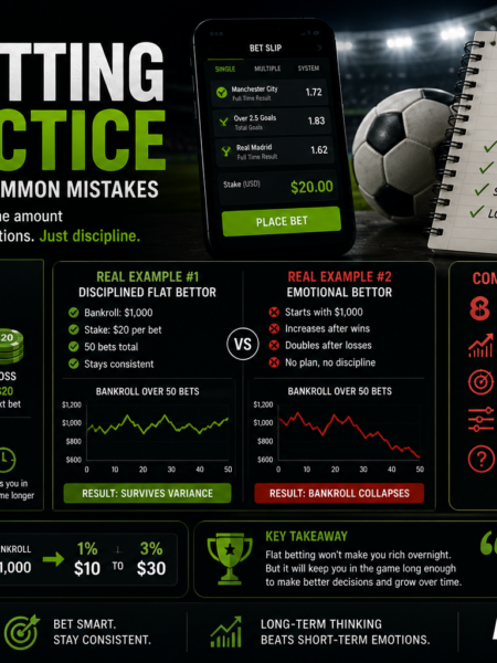 Flat Betting in Practice – Real Examples, Strategy & Common Mistakes
