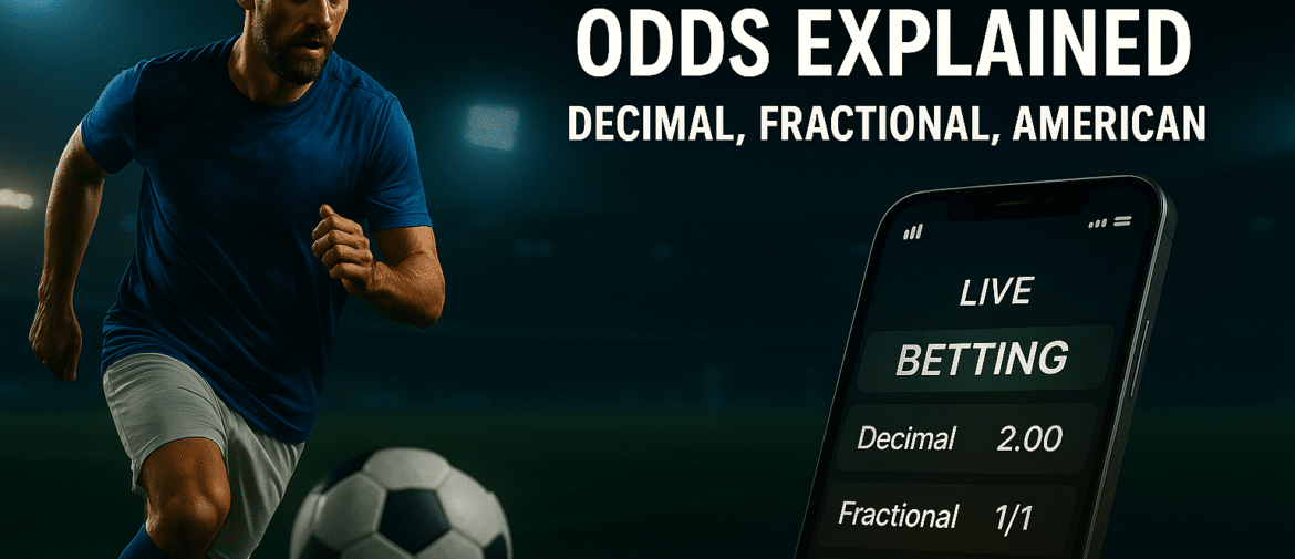 Football Betting Odds Explained – Decimal, Fractional, American