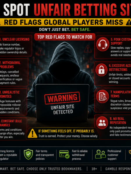 How to Spot Unfair Betting Sites – Red Flags Global Players Miss