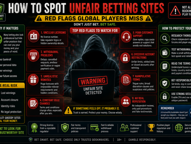 How to Spot Unfair Betting Sites – Red Flags Global Players Miss