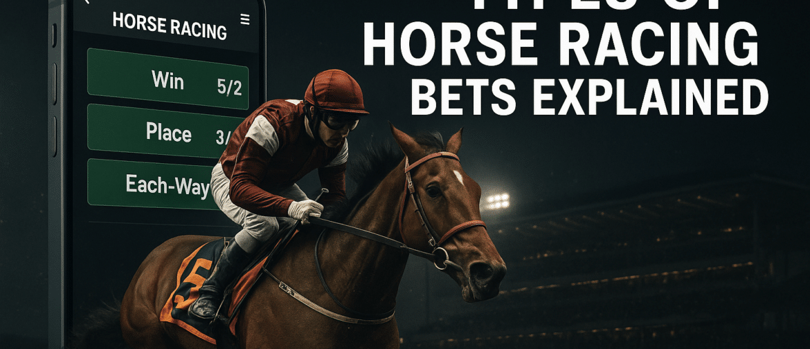 Types of Horse Racing Bets Explained – Win, Place, Each-Way & More