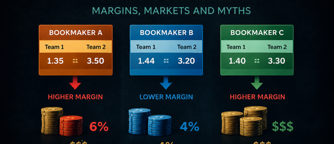 Why Odds Look Different Across Bookmakers – Margins, Markets and Myths