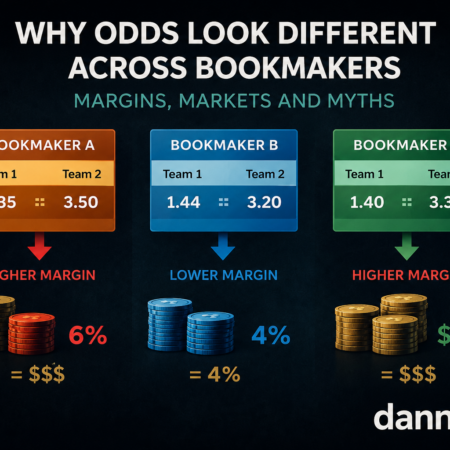 Why Odds Look Different Across Bookmakers – Margins, Markets and Myths