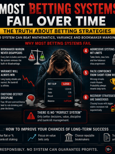 Why Most Betting Systems Fail Over Time – The Truth About Betting Strategies