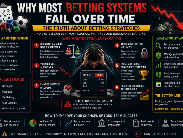 Why Most Betting Systems Fail Over Time – The Truth About Betting Strategies