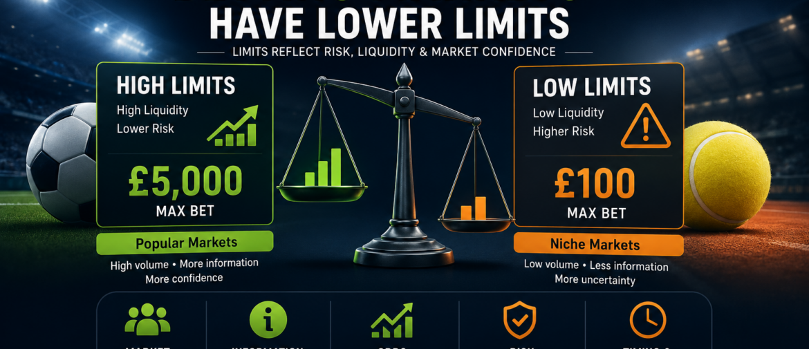 Why Some Betting Markets Have Lower Limits